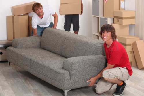 Moving day loading process for Barnescray house removals