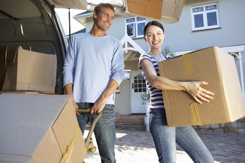 Professional Barnescray removals team handling furniture carefully