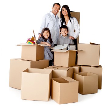 Secure storage unit with organized belongings